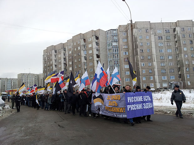 Русский марш в Мурманске 2012