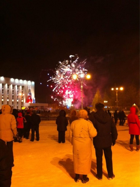 Фейерверк в Мончегорске