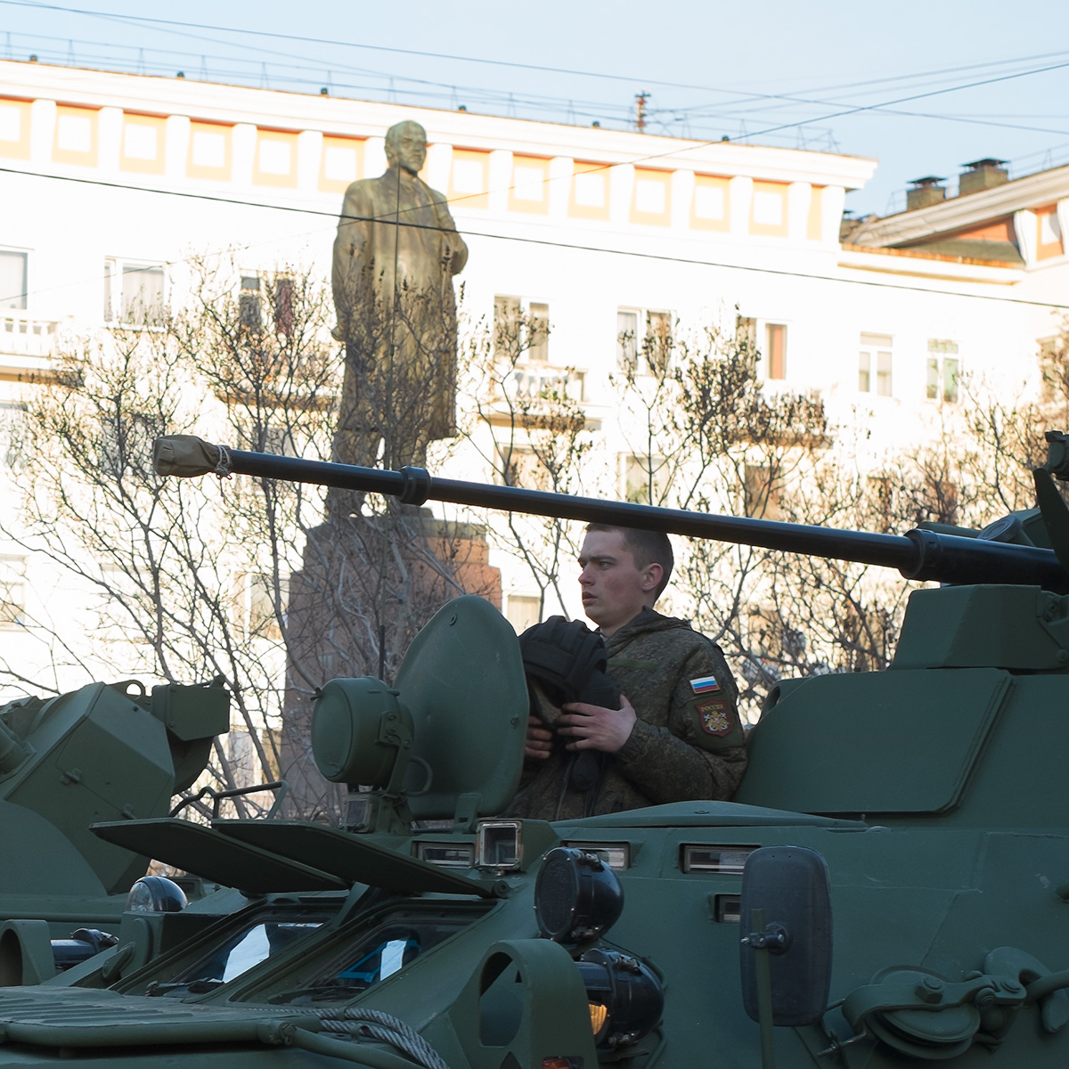 Мурманск, парад победы, репетиция